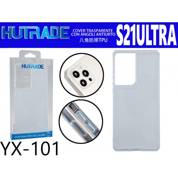 COVER TRASPARENTI CON ANGOLI ANTIURTO S21ULTRA/S30 ULTRA