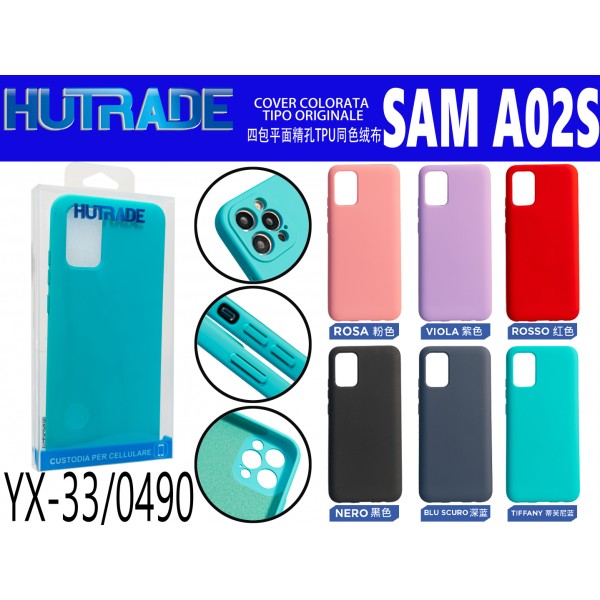 COVER COLORATA TIPO ORIGINALE A02S