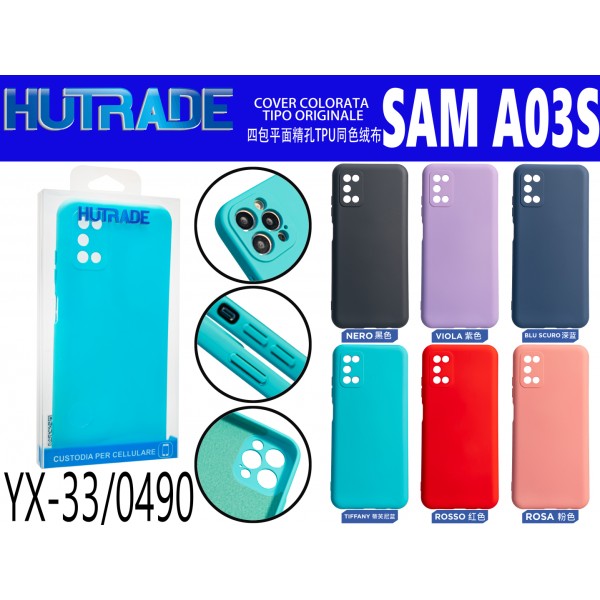 COVER COLORATA TIPO ORIGINALE A03S