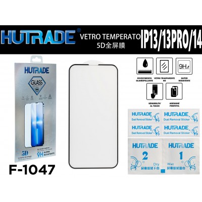 PELLICOLA DI VETRO 5D IP13/13 PRO/14 HUTRADE PELLICOLA DI VETRO 5D IP13/13 PRO/14 HUTRADE