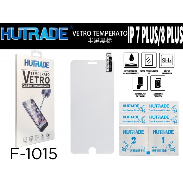 IP 7PLUS/8PLUS PELLICOLA DI VETRO HUTRADE