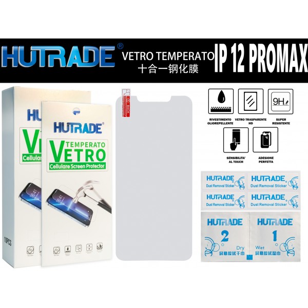 PELLICOLA DI VETRO IP12 PRO MAX HUTRADE