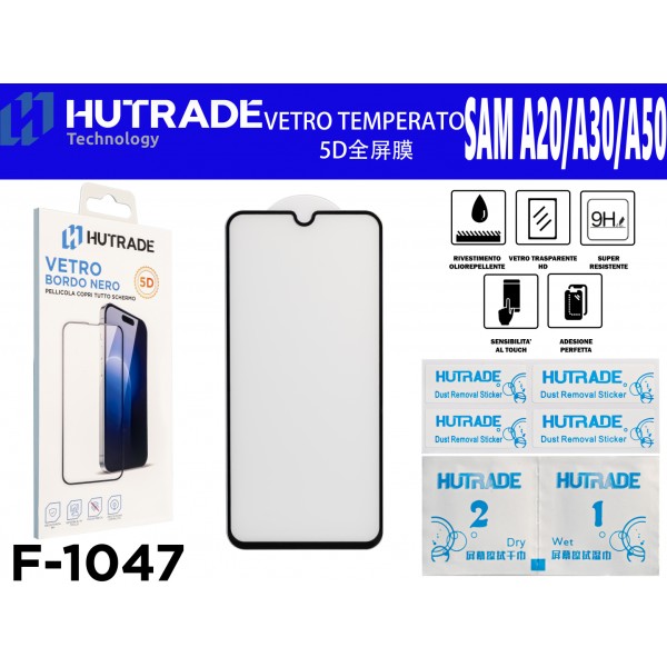 PELLICOLA DI VETRO 5D A20/A30/A50/A30S HUTRADE