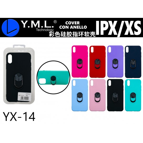 YX-14 COVER COLORATA CON ANELLO IPX/XS
