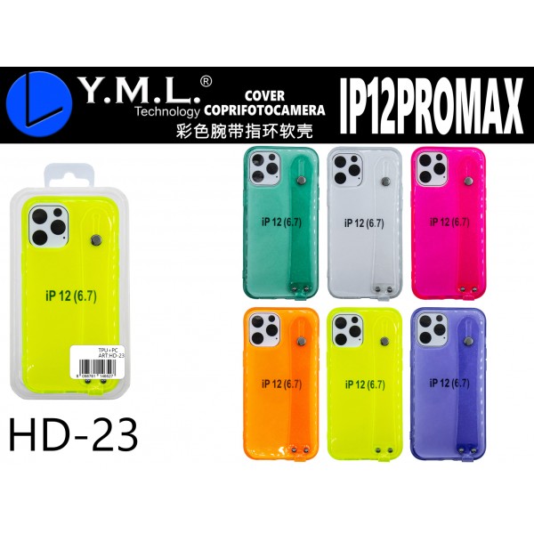 HD-23 COVER COLORATA AD ANELLO IP12PROMAX