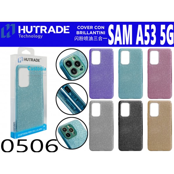 COVER CON BRILLANTINI A53 5G HUTRADE