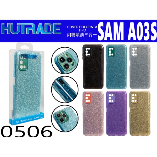COVER CON BRILLANTINI A03S HUTRADE