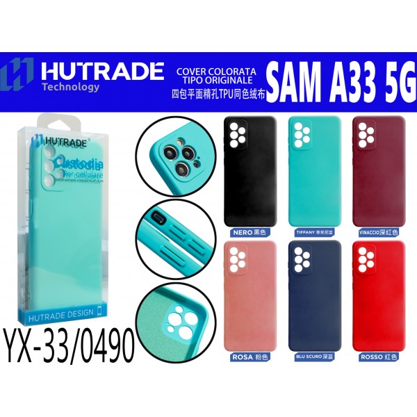 COVER COLORATA TIPO ORIGINALE  A33 5G HUTRADE