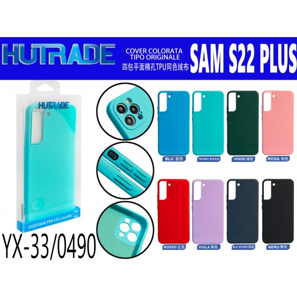 COVER COLORATA TIPO ORIGINALE  S22 PLUS 5G HUTRADE