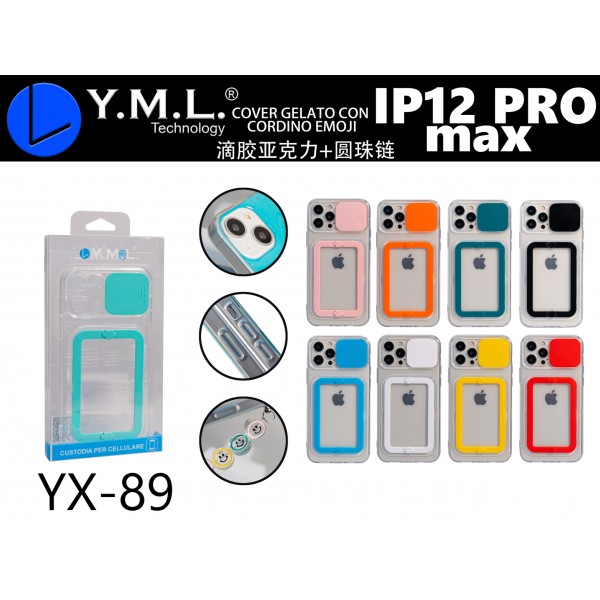 YX-89 COVER COPRIFOTOCAMERA CON STAND IP12PROMAX