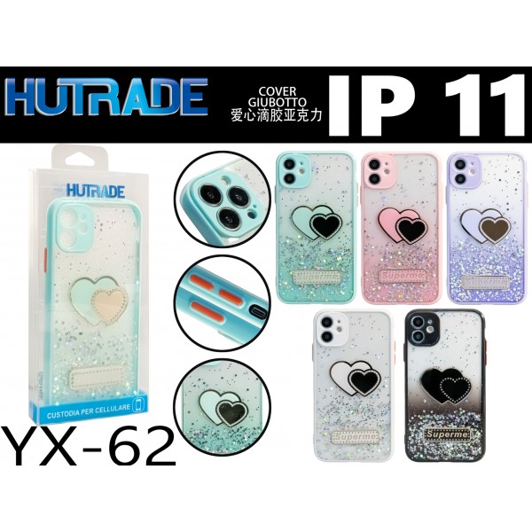 YX-62 COVER BRILLANTINATA A CUORE IP11