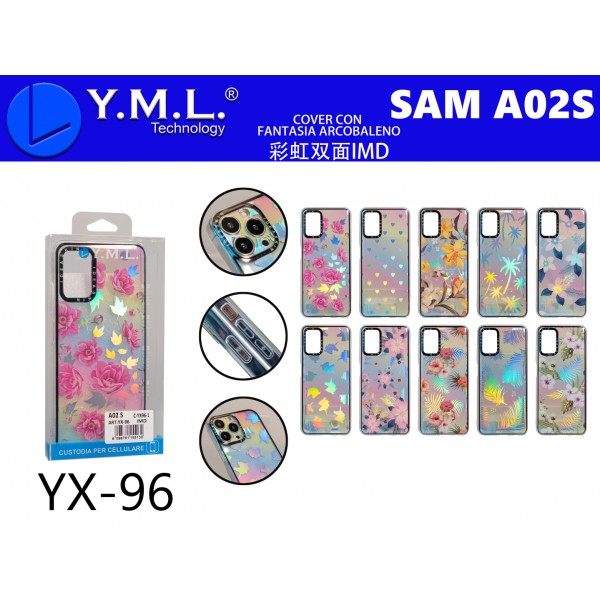 YX-96 COVER FANTASIA ARCOBALENO IMD A02S