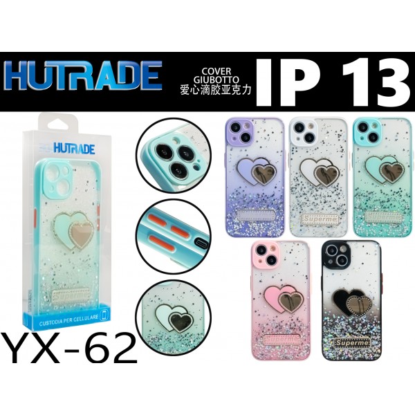 YX-62 COVER BRILLANTINATA A CUORE IP13