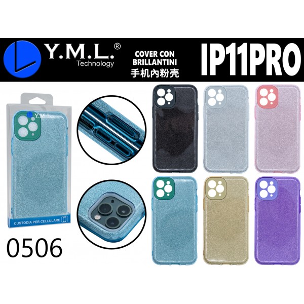 COVER CON BRILLANTINI IP11PRO