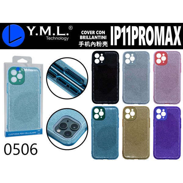COVER CON BRILLANTINI IP11PROMAX
