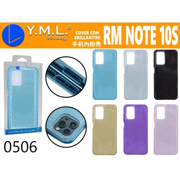 COVER CON BRILLANTINI REDMI NOTE10S