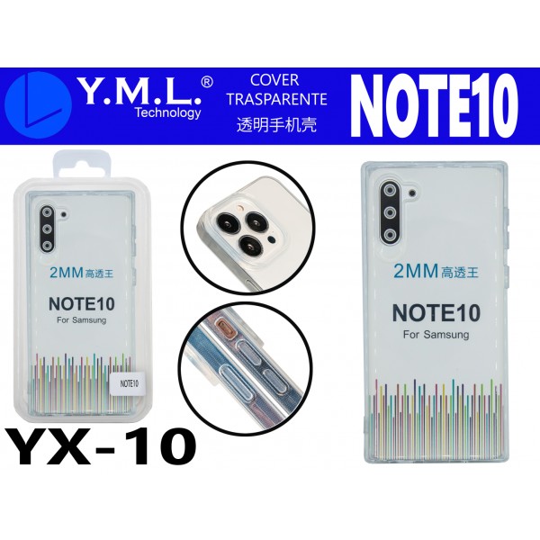 COVER TRASPARENTE NOTE 10