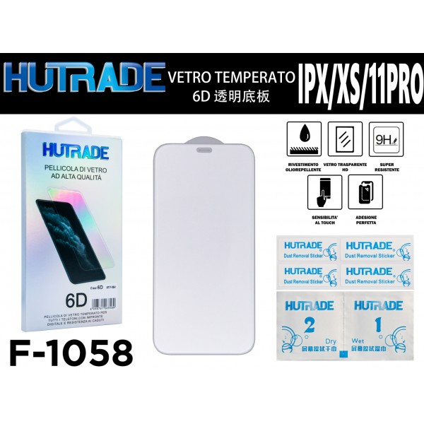 PELLICOLA DI VETRO 6D IPX/XS/11 PRO HUTRADE
