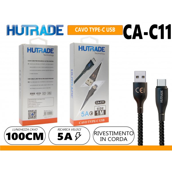 CA-C11 CAVO  TYPE-C 1 METRO 5A HUTRADE