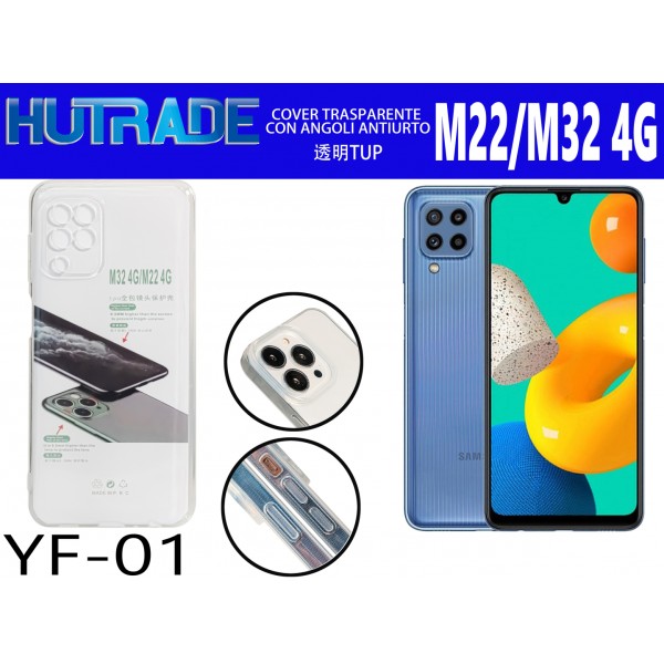 COVER TRASPARENTE M22 4G/M32 4G HUTRADE