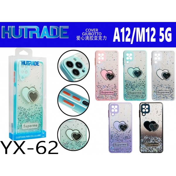COVER BRILLANTINATA A CUORE A12 5G HUTRADE