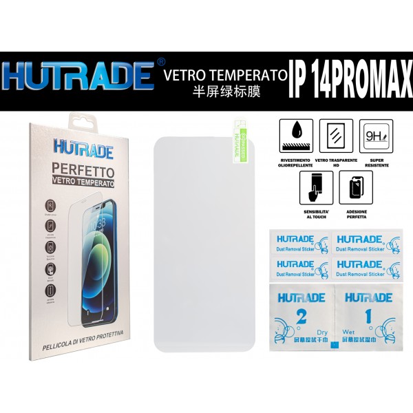 PELLICOLA DI VETRO IP14 PRO MAX HUTRADE
