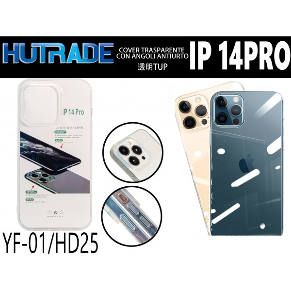COVER TRASPARENTE IP14 PRO HUTRADE