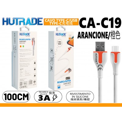 CA-C19 CAVO TYPE-C 1 METRI HUTRADE CA-C19 CAVO TYPE-C 1 METRI HUTRADE