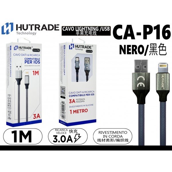 CA-P16  CAVO LIGHTNING 1 METRI 3A HUTRADE