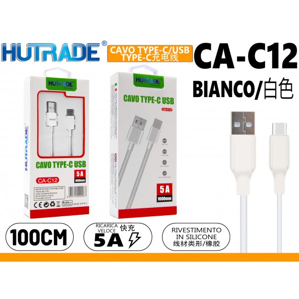 CA-C12 CAVO  TYPE-C 1 METRO 5A HUTRADE