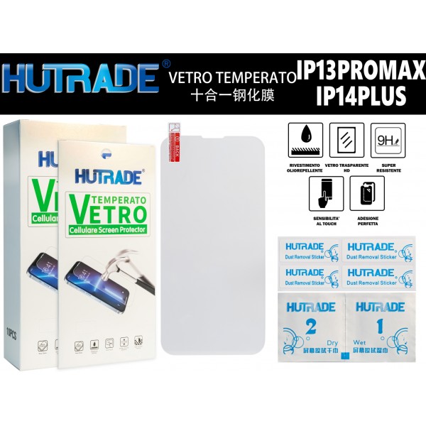 IP13 PRO MAX/14 PLUS PELLICOLA DI VETRO HUTRADE