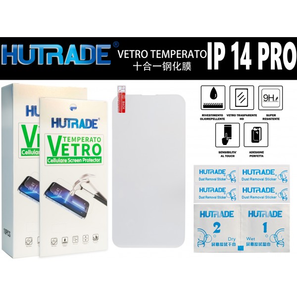 IP14 PRO PELLICOLA DI VETRO HUTRADE