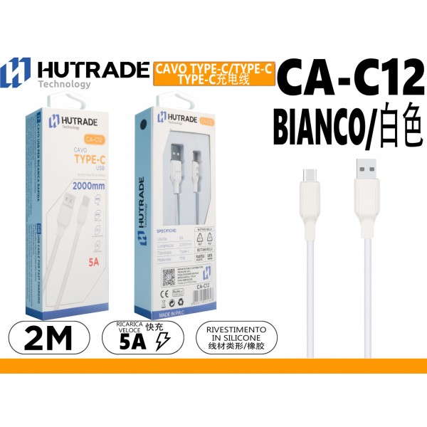 CA-C12 CAVO TYPE-C  2 METRO 5A HUTRADE