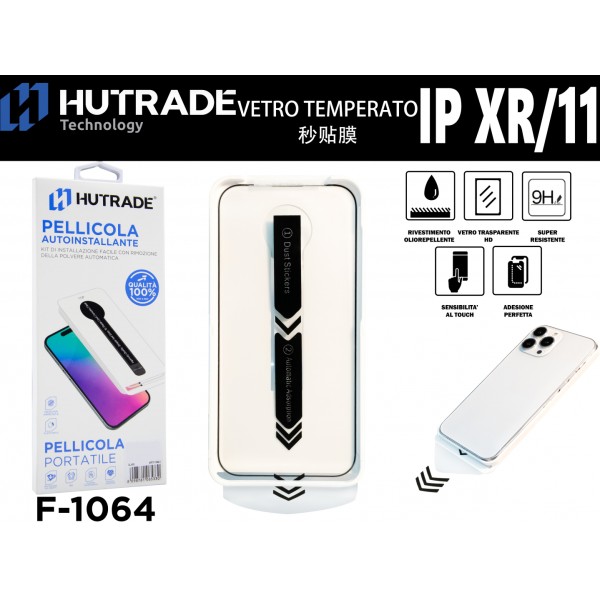 PELLICOLA DI VETRO IP11/XR HUTRADE