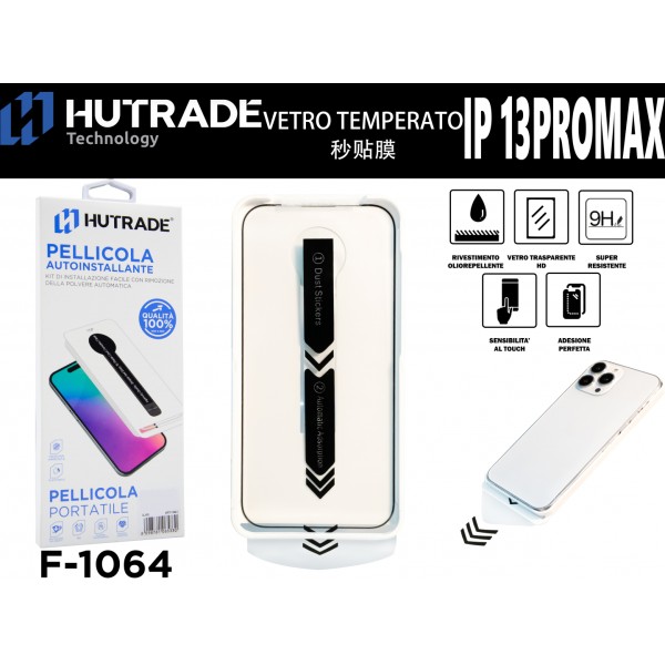 PELLICOLA DI VETRO IP13 PRO MAX HUTRADE