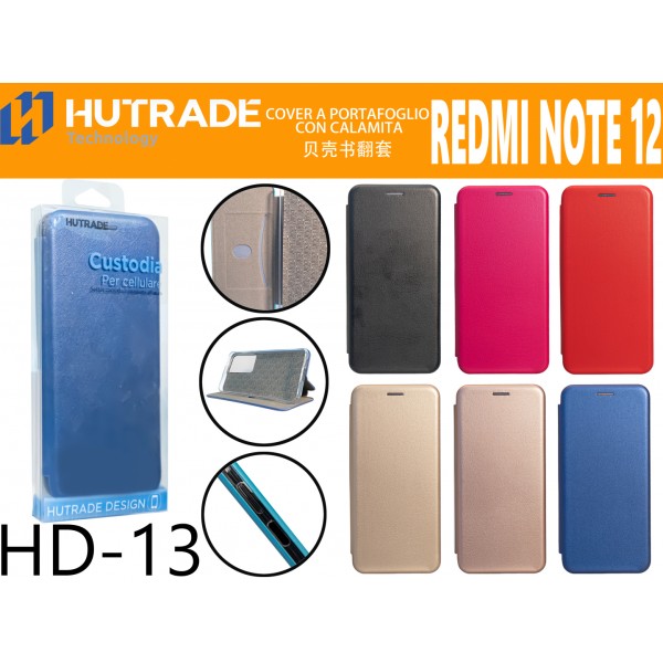 COVER A LIBRO  REDMI NOTE 12 5G HUTRADE