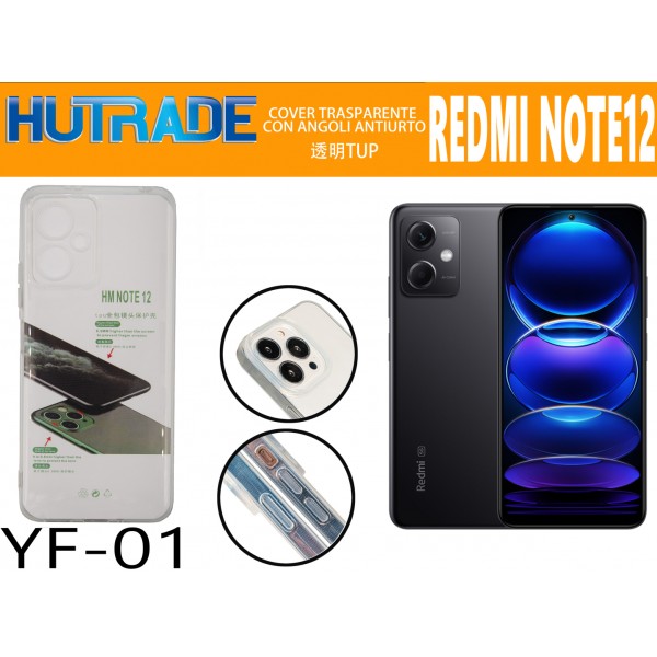 COVER TRASPARENTE  REDMI NOTE 12 5G HUTRADE