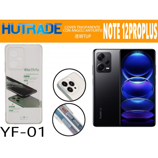 COVER TRASPARENTE  REDMI NOTE 12 PRO PLUS HUTRADE