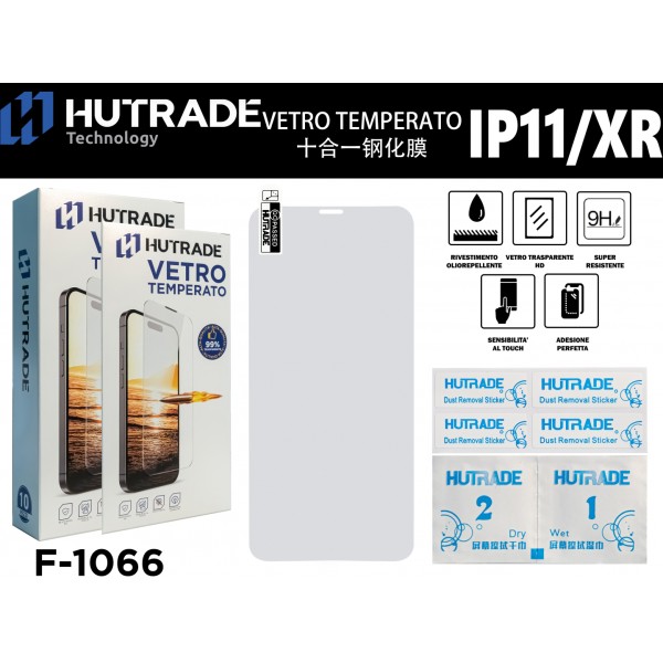 PELLICOLA DI VETRO IP11/XR HUTRADE