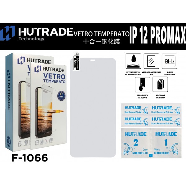 PELLICOLA DI VETRO IP12 PRO MAX HUTRADE