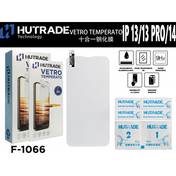 PELLICOLA DI VETRO IP13/13 PRO/14 HUTRADE