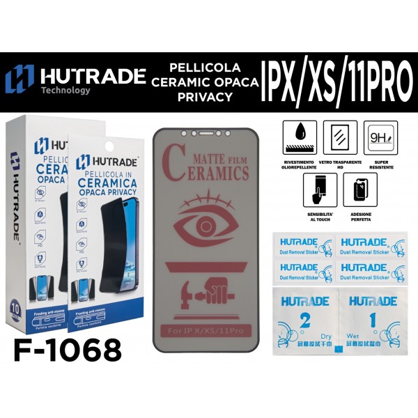 PELLICOLA CERAMICA OPACA PRIVACY  IPX/XS/11 PRO HUTRADE