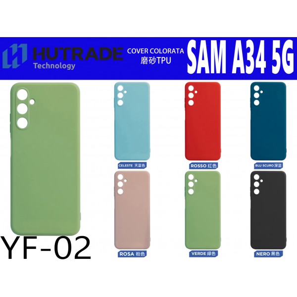 COVER COLORATA A34 5G  HUTRADE