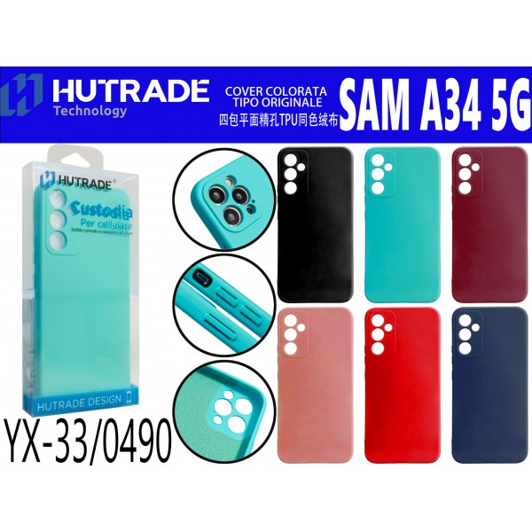 COVER COLORATA CON VELLUTO A34 HUTRADE
