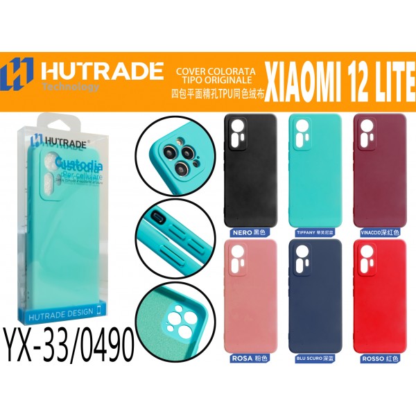 COVER COLORATA CON VELLUTO MI 12 LITE HUTRADE