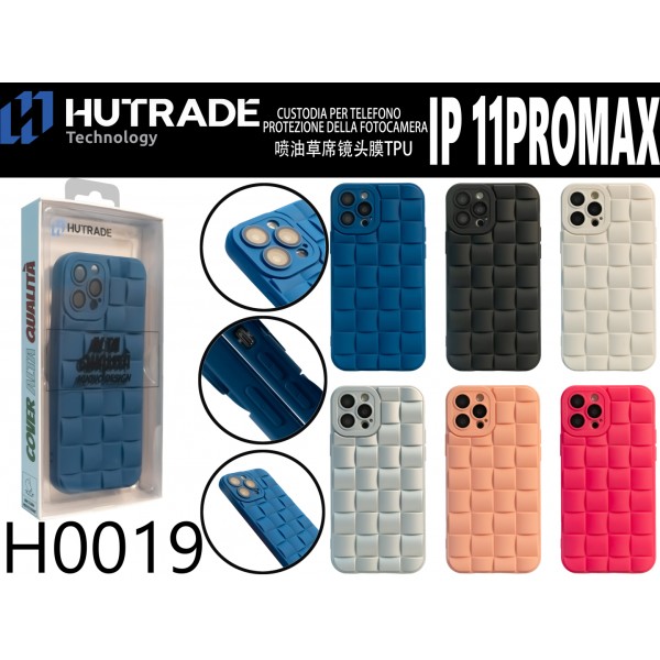 COVER COLORATA TRECCIA PROTEZIONE FOTOCAMERA IP11 PRO MAX HUTRADE
