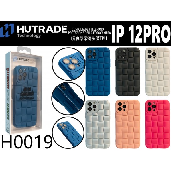 COVER COLORATA TRECCIA PROTEZIONE FOTOCAMERA IP12 PRO  HUTRADE