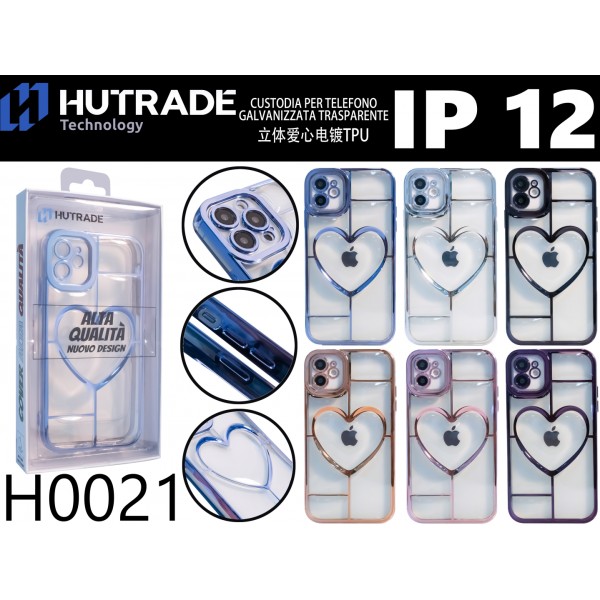 COVER BORDO CROMATO CON CUORICINO IP12  HUTRADE