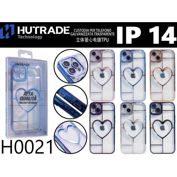 COVER BORDO CROMATO CON CUORICINO IP14  HUTRADE