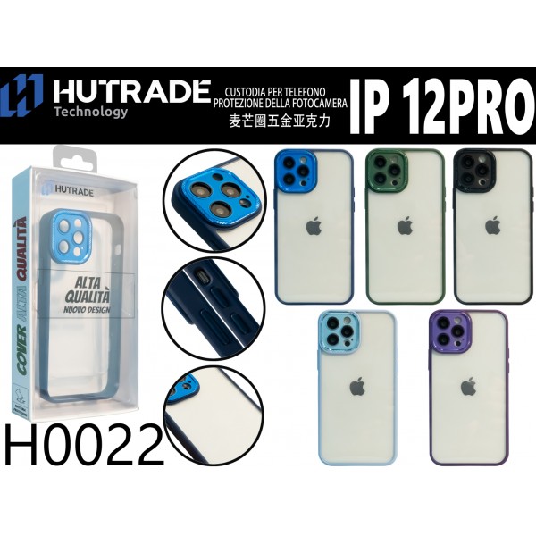 COVER BORDO CROMATO IP12 PRO  HUTRADE